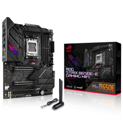 Asus Rog Strix B650E-E Gaming Wifi Am5 Ddr5 6400(Oc) Hdmi Dp M.2 Usb3.2 Wifi 6E 