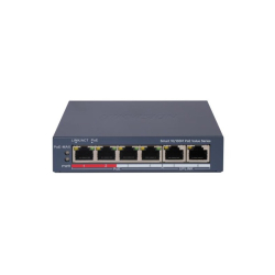 Hikvision Ds-3E1106P-Ei/M 4Port 10/100 Y&Ouml;Netilebilir Poe 45W Switch