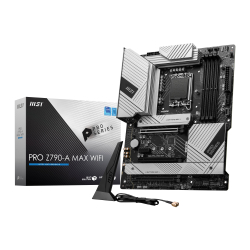 Msi Pro Z790-A Max Wifi 1700P Ddr5 7800(Oc) Pci-E Gen5 M.2 Hdmi Dp Wifi 7 Atx