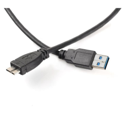 Dark Usb 3.0 Micro-B Note3 Uyumlu Harici Disk Kablosu(Dk-Cb-Usb3Microb) (Blk)