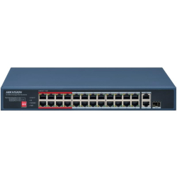 Hikvision Ds-3E0326P-E/M(C) 24Port 10/100 Y&Ouml;Netilemez Poe 230W Switch