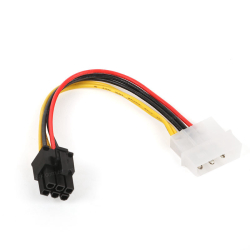 Dark 4 Pin Molex - 6 Pin Pci-E G&Uuml;&Ccedil; Kablosu D&Ouml;N&Uuml;Şt&Uuml;R&Uuml;C&Uuml; [Dk-Cb-P103]