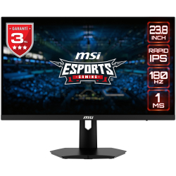 23.8&Quot; Msi G244F E2 1Ms 180Hz Fhd Ips Hdmi Dp Flat Gaming Monit&Ouml;R