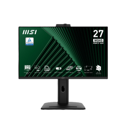 27&Quot; Msi Pro Mp275Qpdg 1Ms 100Hz 2560X1440 Ips Hdmi Dp Type-C Siyah Pivot Monit&Ouml;R